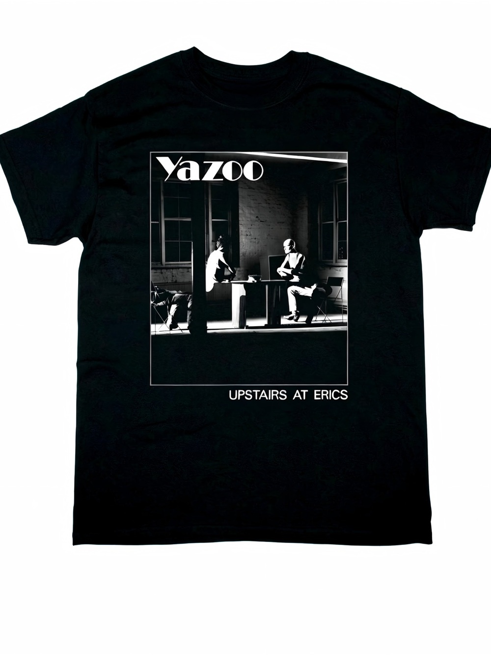 Yazoo Upstairs At Erics New Black Womens Mens T-shirt Unisex